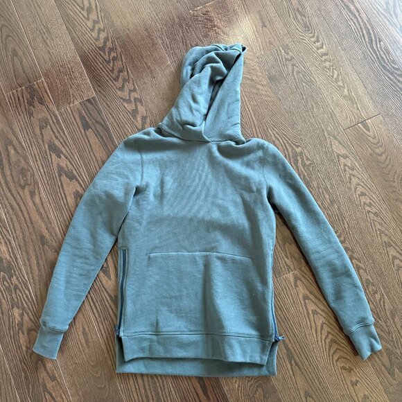 John Elliott Lean Fit Hoodie in Grey - Picture 1 of 4